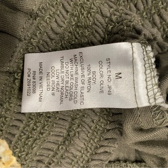 Ci Sono Charcoal Drawstring Trousers NWT Medium - Picture 5 of 5